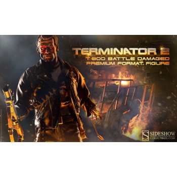 Terminator 2 Premium Format Figure 1/4 T-800 Battle Damaged 53 cm